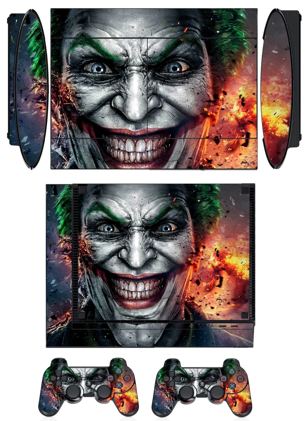 Защитная Наклейка Joker Q250 из винила для Sony PS3 Super Slim 4000 и 2 защитные наклейки