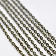 100 м L бронзовая текстурированная цепь 4,5x3 мм