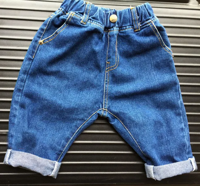 4Boys Denim Harem Jeans Kids Pants Trousers Light Color Cotton Soft Elastic Waist Casual Children Kids Roupas Menina Boys