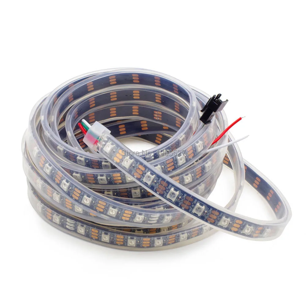 5v-74leds-m-ws2812b-pixel-led-strip-ws2812-5050-smd-rgb-led-74-pixel-m-dream-color-ws2811-lampada-a-nastro-tv-pcb-nero-impermeabile-ip67