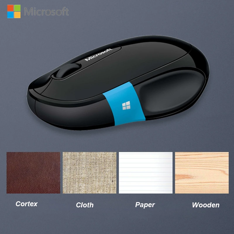 Microsoft Sculpt Удобная технология Blueshin 1000 dpi 2,4 Ghz Bluetooth 3,0 Беспроводная мышь для ноутбука