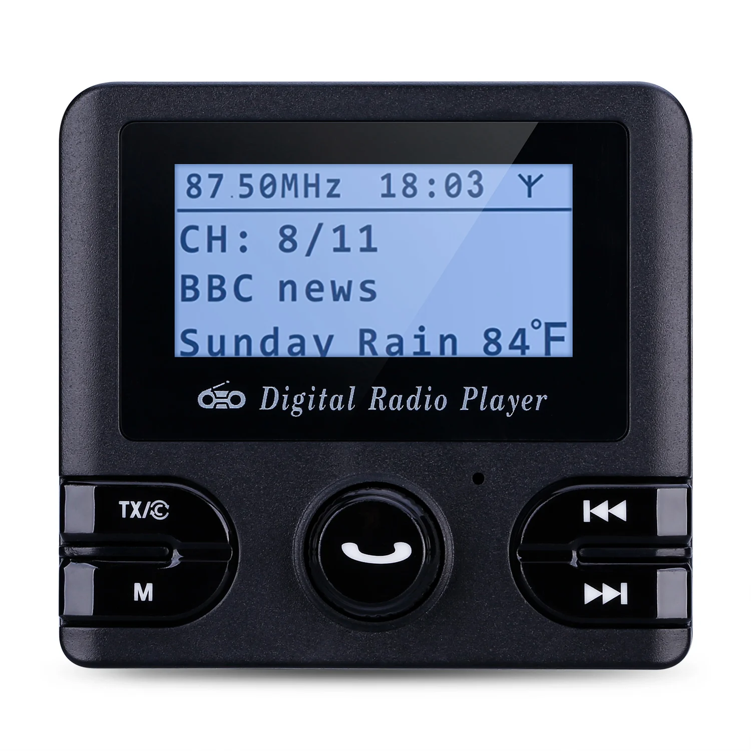 Universal Car DAB/DAB+ Radio Receiver FM Transmitter Bluetooth