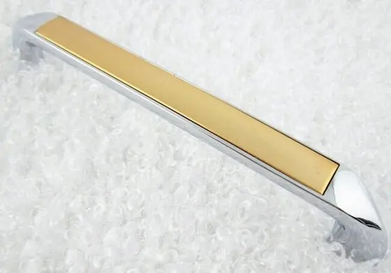

Bath Kitchen Cabinet Handle Brushed Zinc Alloy  (C.C.:128mm,Length:140mm)