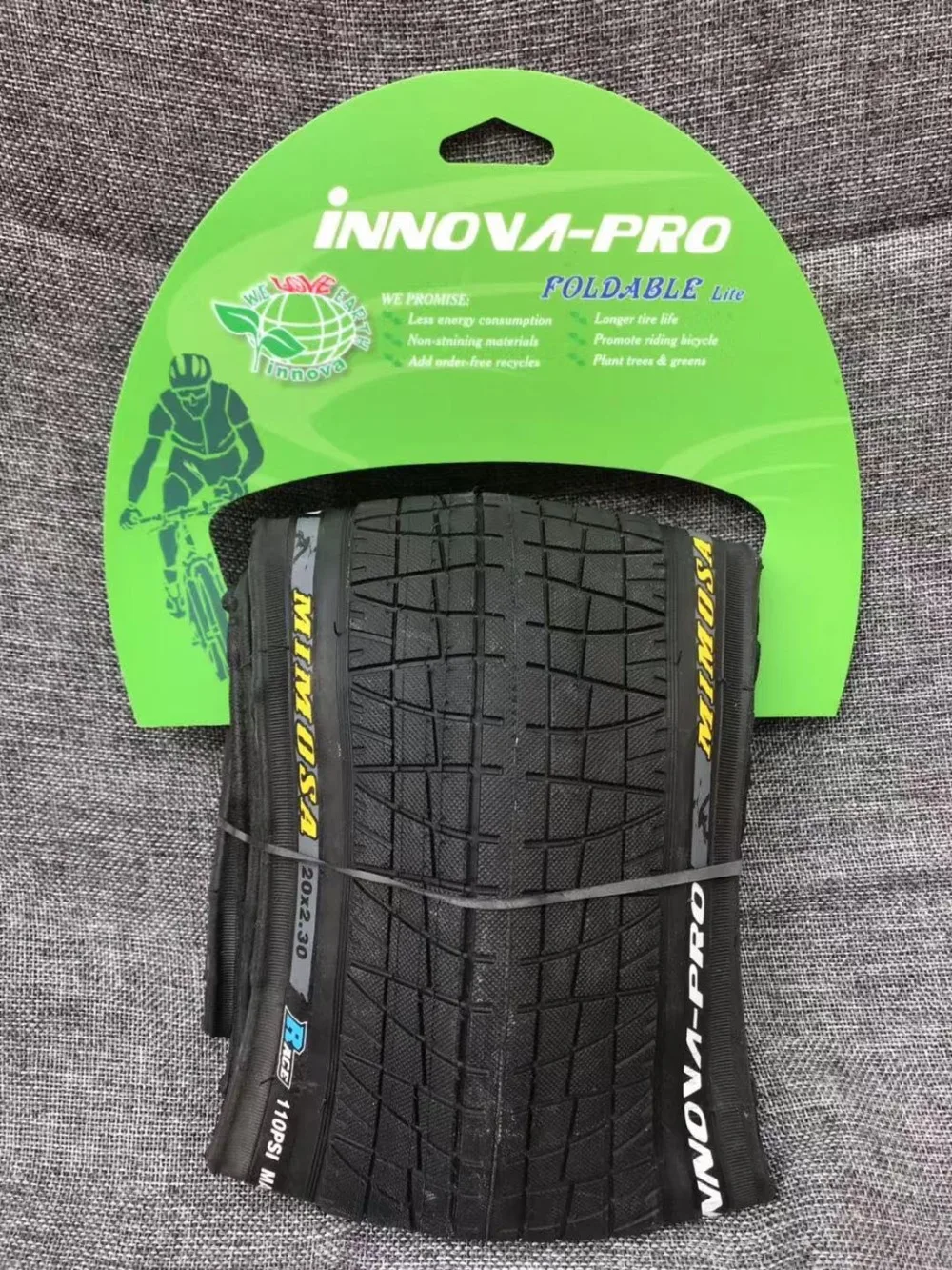 INNOVA bmx складывающиеся шины 20*2,2/20*2,3 супер светильник