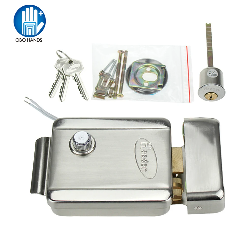 

NC DC12V Fail Safe Metal Electric Control Lock Door Electronic Lock Normally Closed for wooden/metal door access control lock