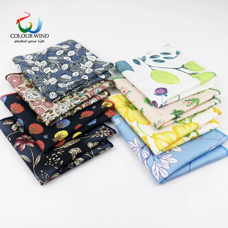 Square Scarf Retro Paisley Stylish Elephant Bird Scarves Unisex Handkerchief Tie For Man