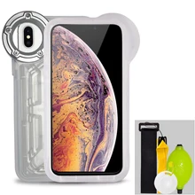 IPX8 Waterproof Phone Case For iPhone 6 7 8 Plus XS MAX XR Cover Enhanced Underwater Cell Phone Dry Bag O Lens Ring