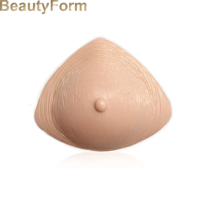 

Adheres securely to the body triangle breast cancer Silicone Breast Forms Prosthesis Mastectomy Only One Piece
