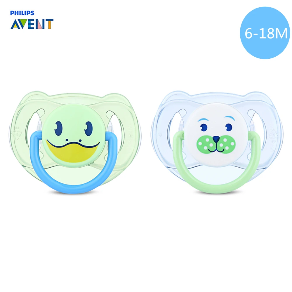 Philips Avent 2Pcs( 6 18 M) Silicone Nipple Dummy Baby Soother Toddler