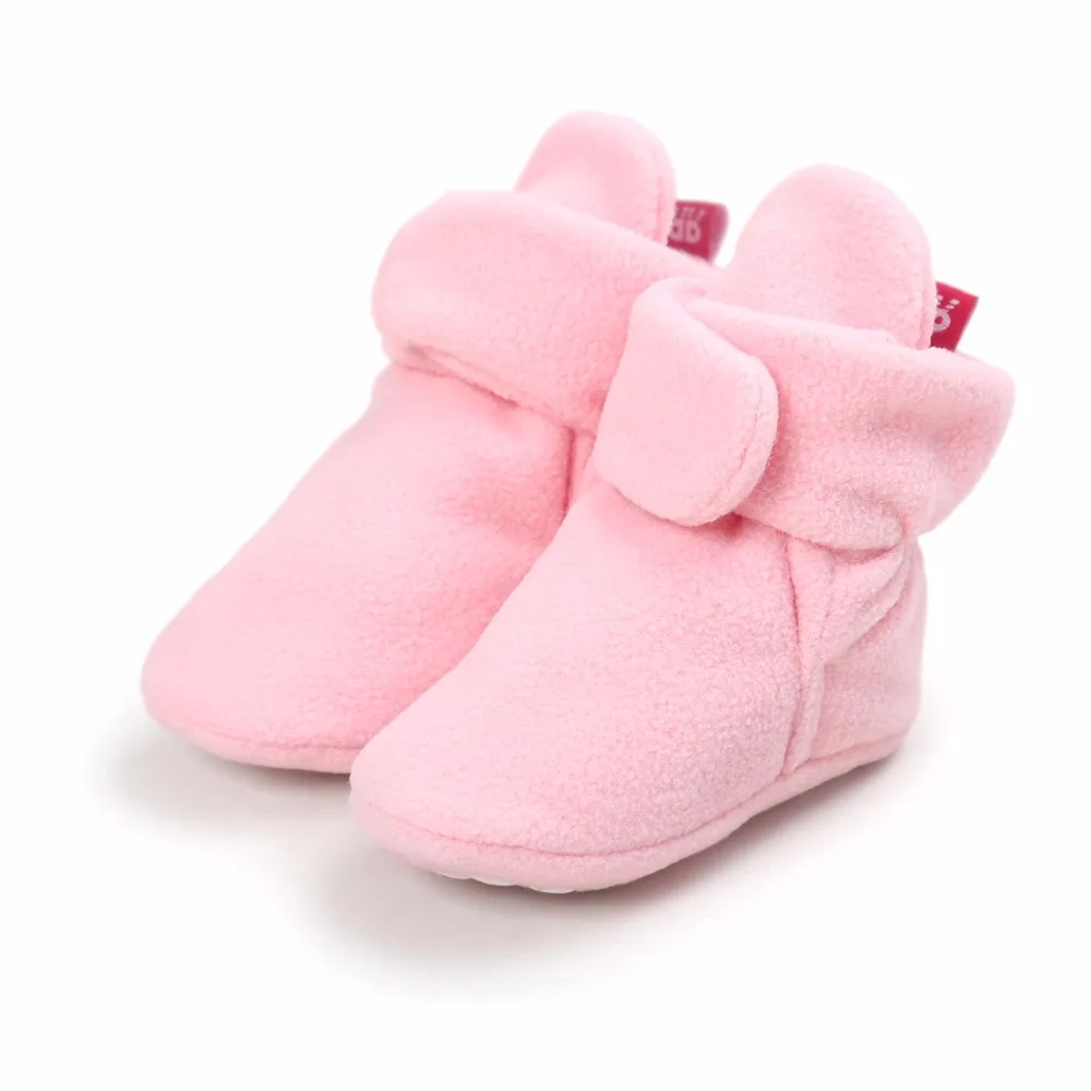 ROMIRUS/Новинка; детская обувь для новорожденных; Cozie; ботинки из искусственного флиса; Сезон Зима; теплая детская обувь для малышей; классическая обувь для мальчиков и девочек