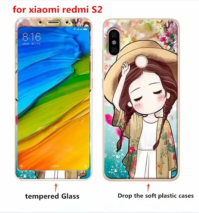 Jiaxinda xiaomi redmi S2 закаленное защитное экранное стекло пленка для падение чехол