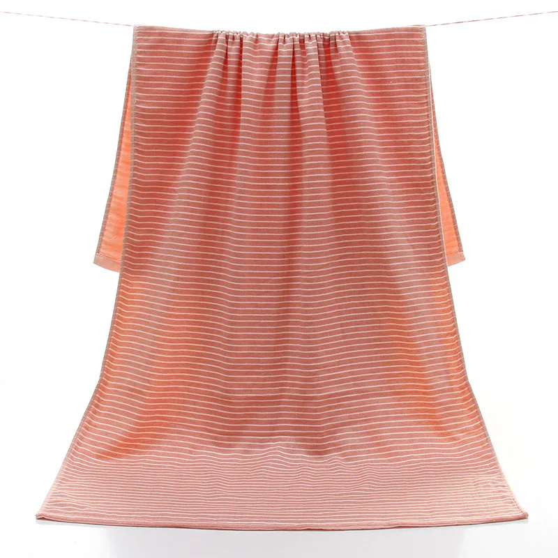 70x140 см 34x76 см хлопок Большое банное полотенце Хорошо Впитывающее мягкое турецкое хлопковое для спа полотенце s полосатое полотенце для лица s - Цвет: Pink