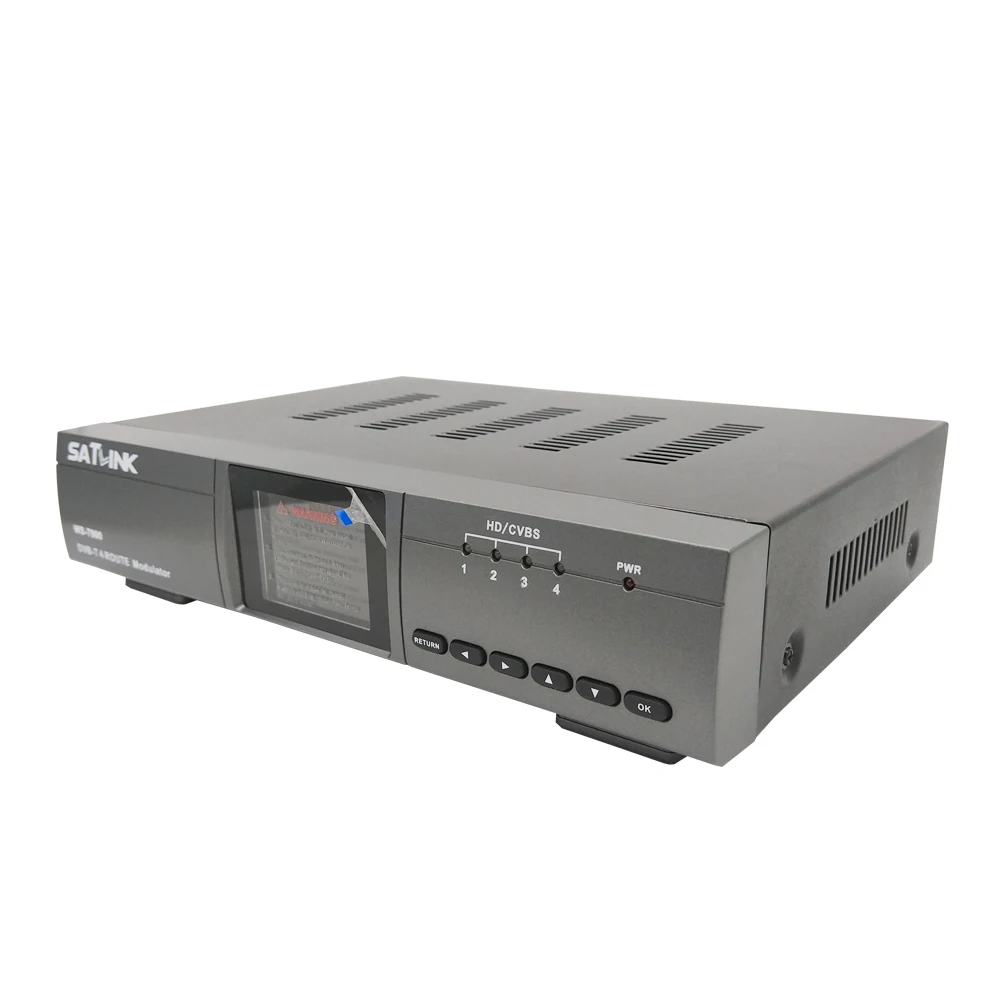 Satlink WS-7990 DVB-T 4 Route modulator MPEG4 HD 1080P DVB-T Digital Modulator VS WS-6980 satlink ws-6990