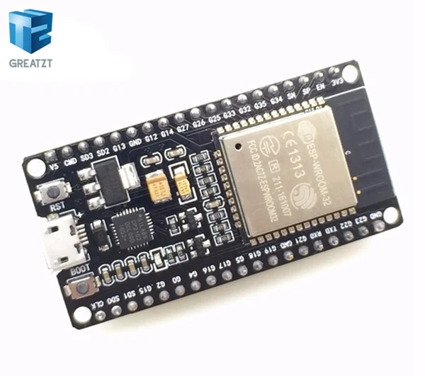 ESP-32S ESP-32 развитию Wi-Fi Беспроводной Bluetooth Телевизионные антенны модуль для Arduino 2.4 ГГц двухъядерный ESP32S ESP32 - Цвет: ESP-32 Board Yellow