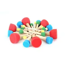 Пенный Pouncer ассортимент-губки для рисования Stippler Набор 24/pkg-пенный набор кистей-6(1/2 дюйма), 6(3/4 дюйма), 6(1-3/16 дюйма) 6(1-3/