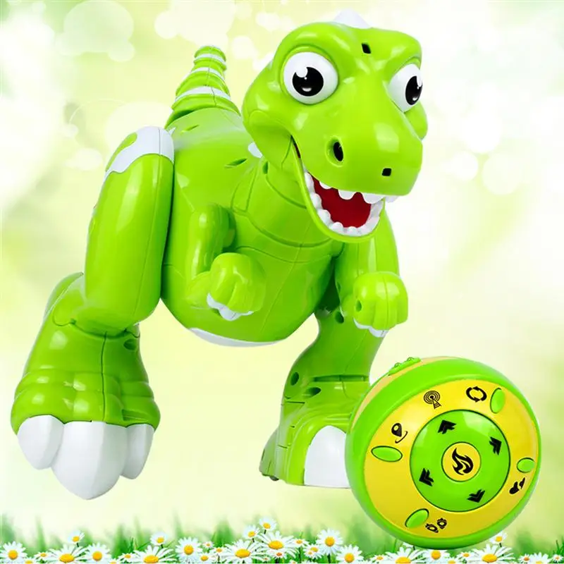 1 шт. динозавр дистанционного управления Прогулки Interative танцы Распыление воды динозавр робот игрушка для малышей детей