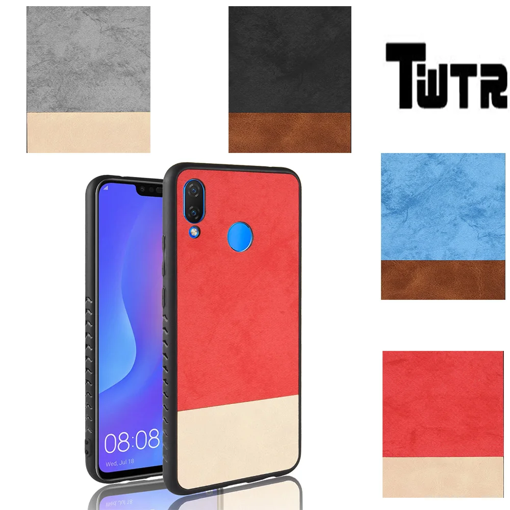 Для смартфона huawei Nova 3i чехол 75,2x157,6x7,6 мм INE-lX2 для huawei Nova 3 i INE-LX2 чехол из джинсовой кожи