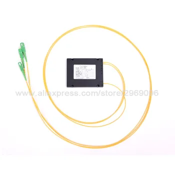 

Fiber Branching Device 1x2 ABS Box Cassette Card Inserting PLC splitter Module SC APC Connector Fiber Optical PLC Fiber Tool