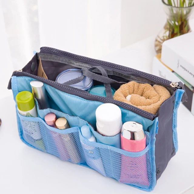 HOT Women Travel Insert Organizer Hand Bag Multifunction Women Cosmetic