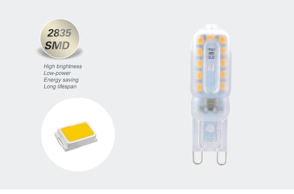 10 шт. затемняемый G9 светодиодный 220 В 110 В 14 22 32 светодиодный s 3 Вт 5 Вт 7 Вт светодиодный G9 2835SMD прожектор для замены галогенной лампы Люстра ампула Luz