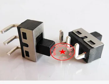 

D_D 50PCS/Lot SS12D11 Toggle switch Bend/Curved Pin 2A 1P2T High current SS12D06