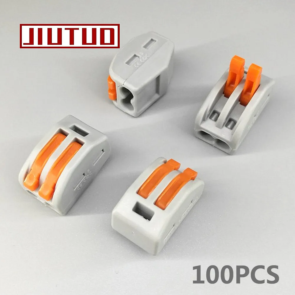 100pcs mini fast WAGO Connector 222 412 PCT 212 Universal Compact Wire
