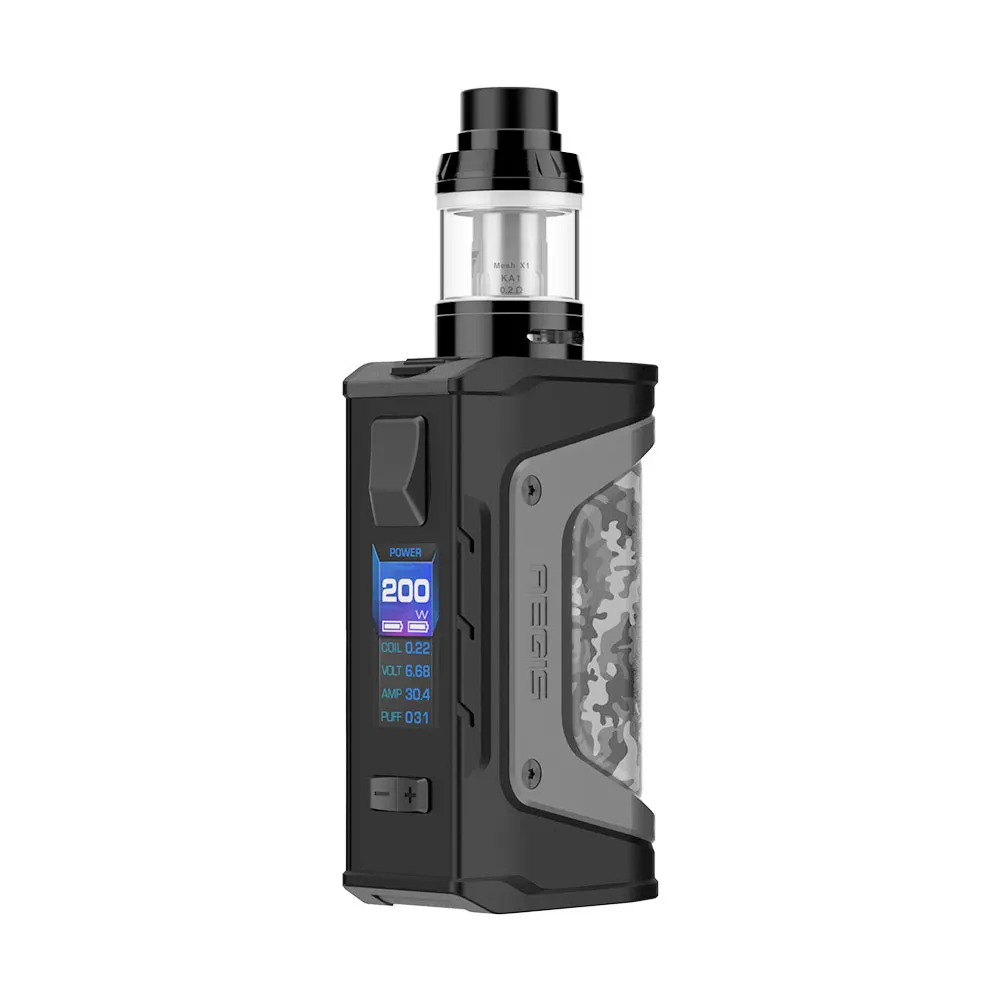 2 шт./лот Geekvape Aegis Legend комплект с Aegis Legend 2 18650 батареи Geekvape Aegis 200 Вт Legend Box Mod Aero Mesh Coil Tank - Цвет: Camo