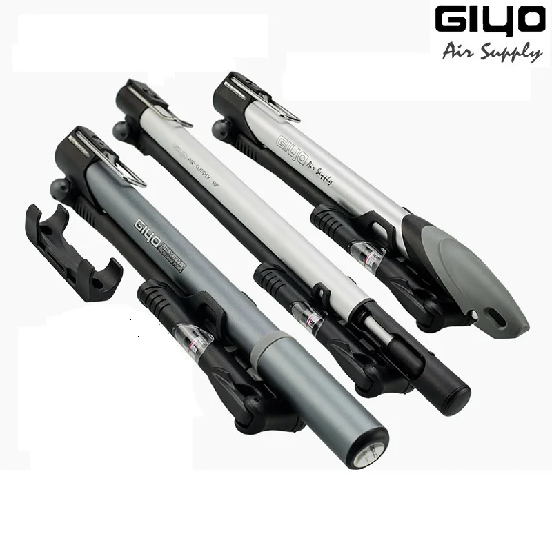 Велосипедный насос высокого давления Giyo GM 71/71B портативный воздушный MTB 140psi Presta