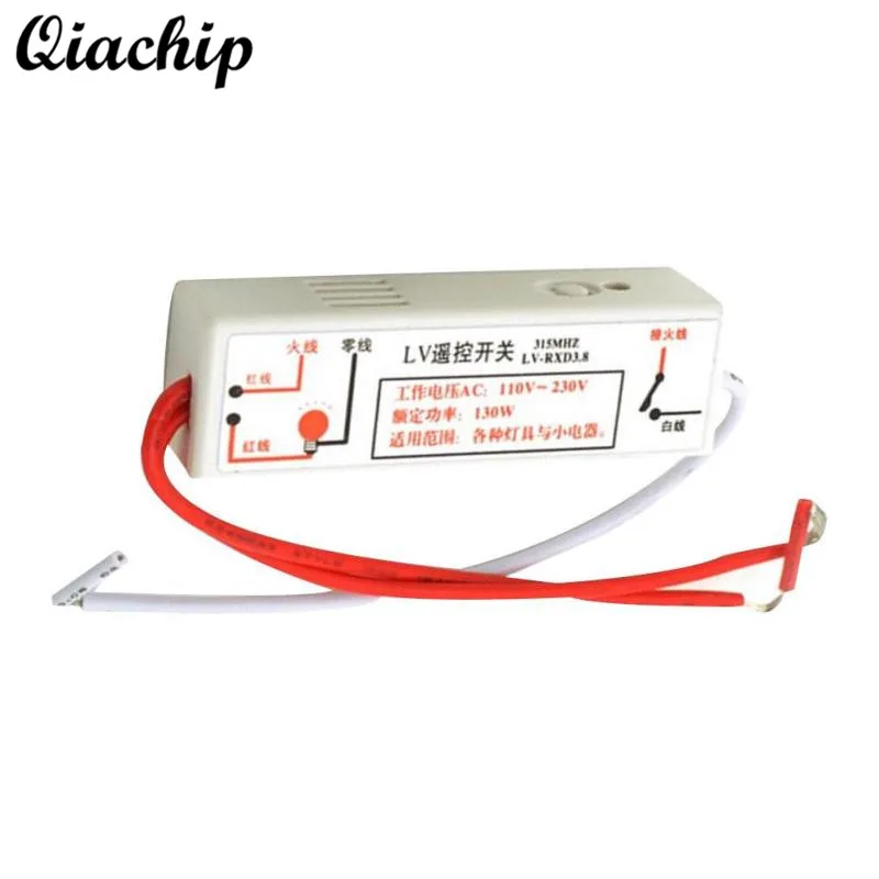 

QIACHIP Smart Home RF 433mhz Wifi Switch Wall Light Learning Type Wireless Remote Control Switch Via RM2 RM Pro Light LED Lamps