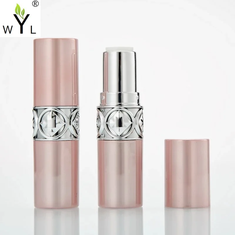 50 Pcs/lot Empty Pink Color Highgrade Lipstick Tube 12.1mm
