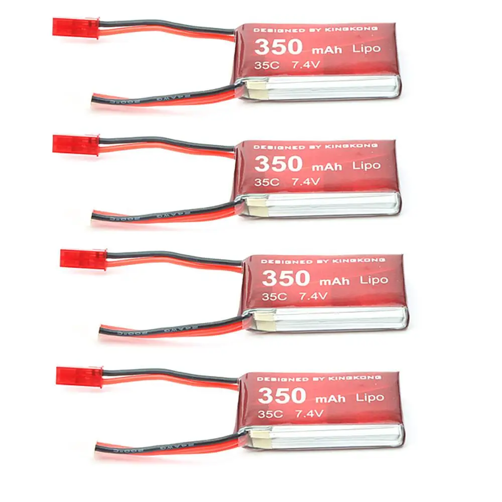 

LeadingStar 2S 350mAh 7.4V 35C Lipo Battery for Micro Fixed Wing Helicopter Four Axis 90GT 95GT 110GT