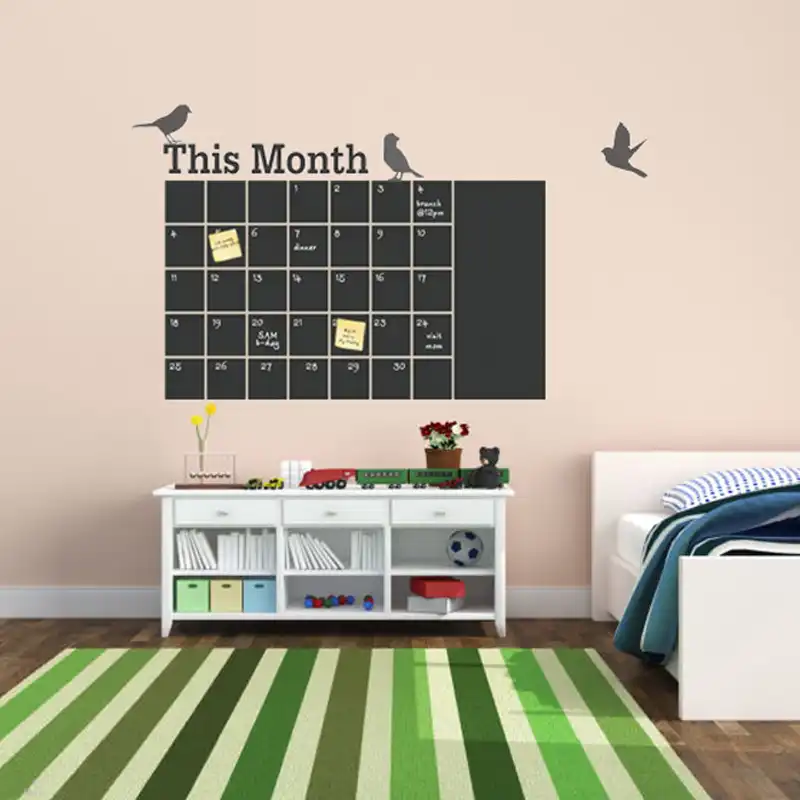 detail feedback questions about new 2018 diy vinyl chalkboard wall