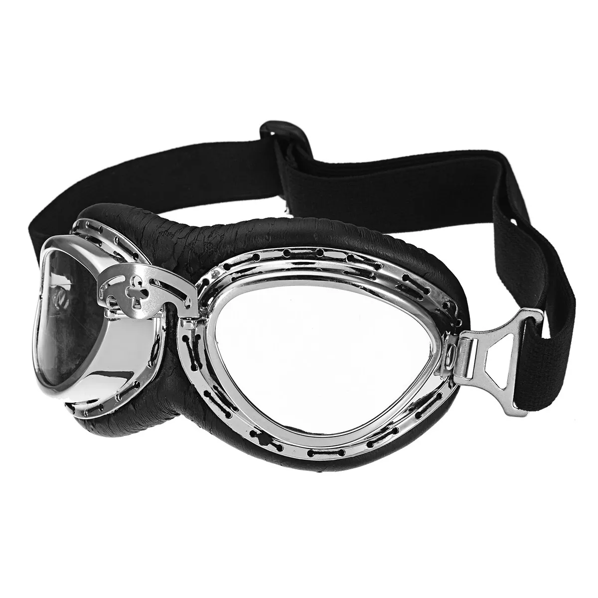 font b Motorcycle b font font b Goggles b font for Harley style Clear Lens