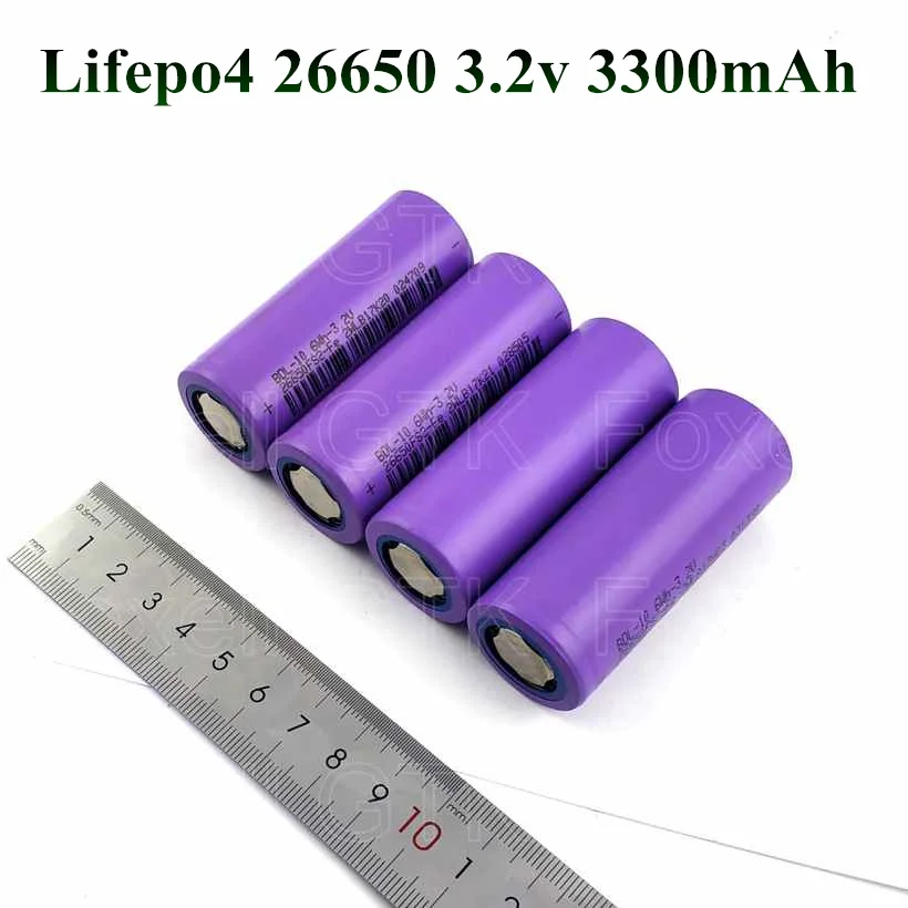 Аккумуляторный светильник Lifepo4 10 шт. 3 2 в 26650 3300 мАч в|Перезаряжаемые батареи| |