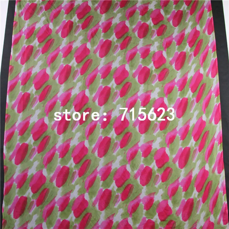 

16070183 silk fabric printed silk chiffon fabric for silk dress