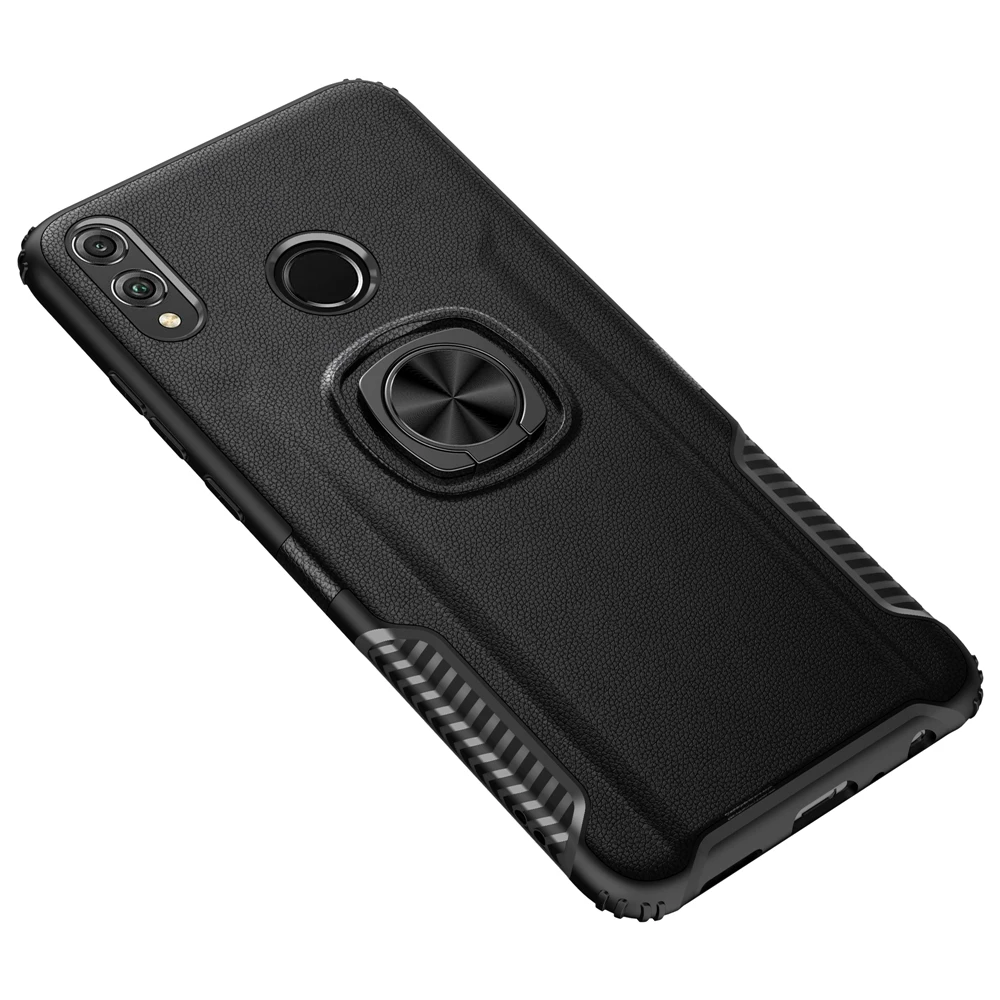 Для Honor 8X Max чехол, роскошный рыцарь, броня, задняя крышка для huawei Honor8X, Прочный Гибридный автомобильный держатель, кронштейн, чехол для телефона(XS0418