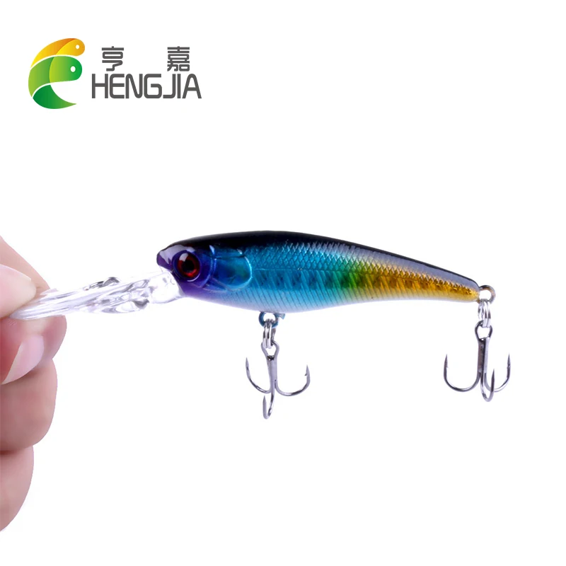 

HENGJIA 9.5cm 8g hard plastic diving minnow fishing lures wobbler pike artificial crankbaits carp trout catfish fishing baits