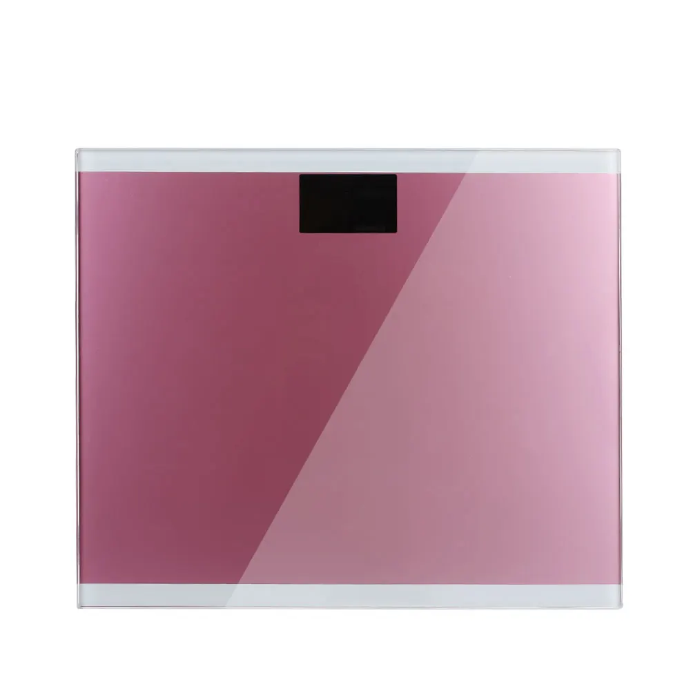 Закаленное Стекло напольные весы Вес электронные весы Портативный светодиодный цифровой Дисплей Баланс Электронные весы - Цвет: pink