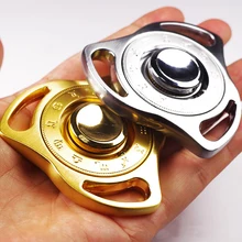 Египетский трехлистный 12 созвездий ручной Спиннер из цинкового сплава металлический фиджет-Спиннер для взрослых и детей EDC Autism Снятие напряжения игрушка