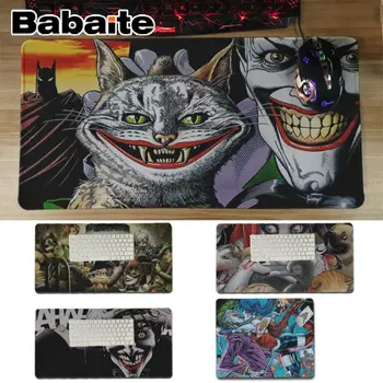 

Babaite Simple Design Joker and his kitty Office Mice Gamer Soft Mouse Pad Unique Desktop Pad Game Lockedge Mousepad