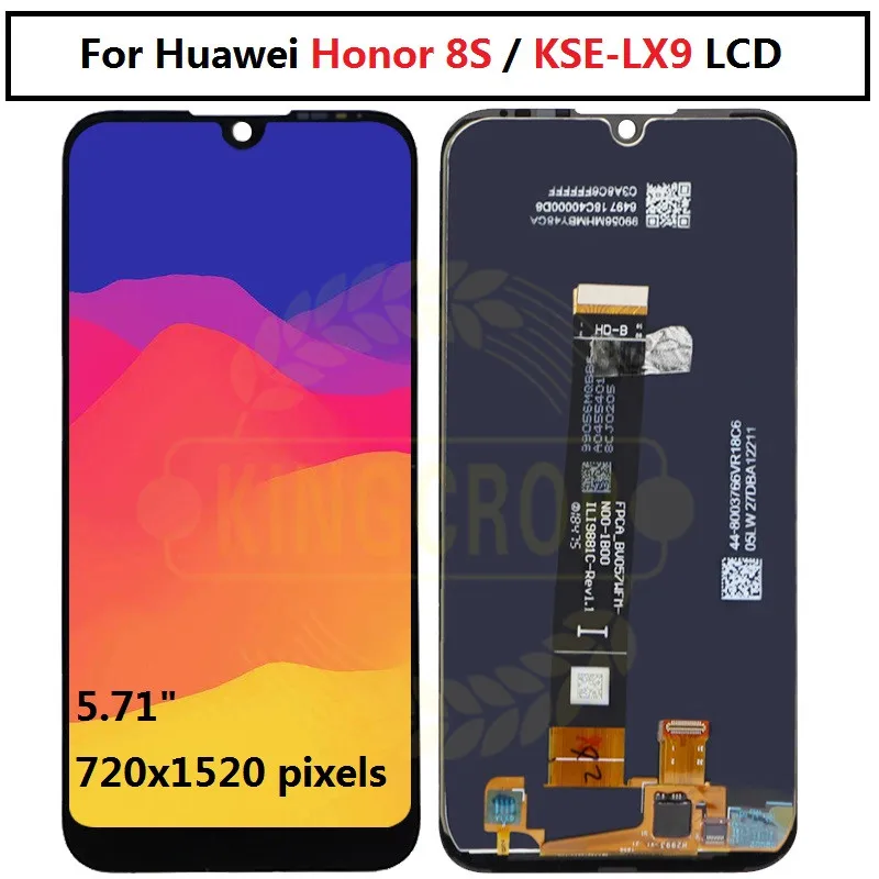 

For Huawei Honor 8S LCD Display And Touch Screen Digitizer Assembly For Huawei Honor 8S KSE-LX9 Screen Replacement