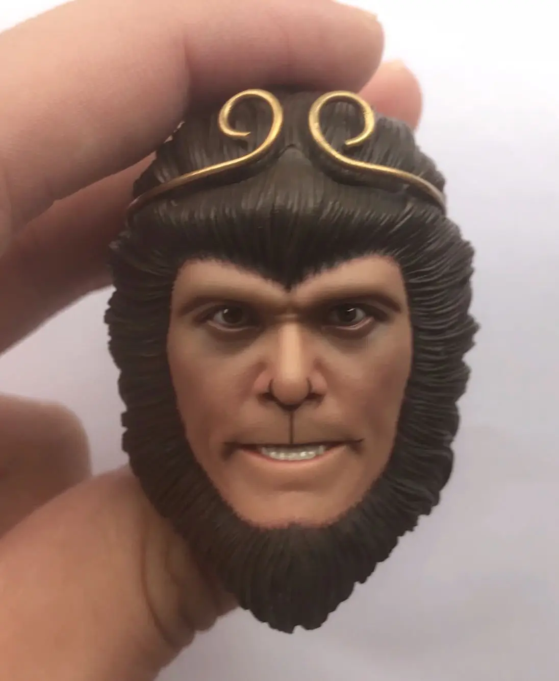 

Angry version Sun Wukong Head Sculpt 1/6 Scale Stephen Chow Head for Phicen JIAOUL Body Model