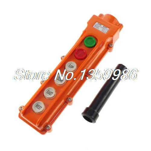 

COB-62A For Hoist And Crane Pendant Control Station Push Button Switch 6 Ways