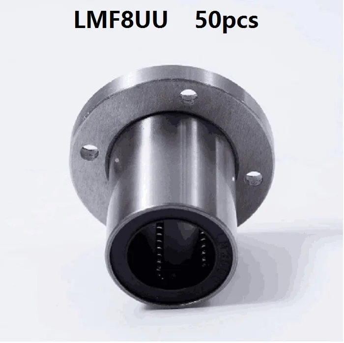 

50PCS/LOT LMF8UU flange type linear ball bearings,round flange linear bearing flanged linear ball bearing CNC router/3D print