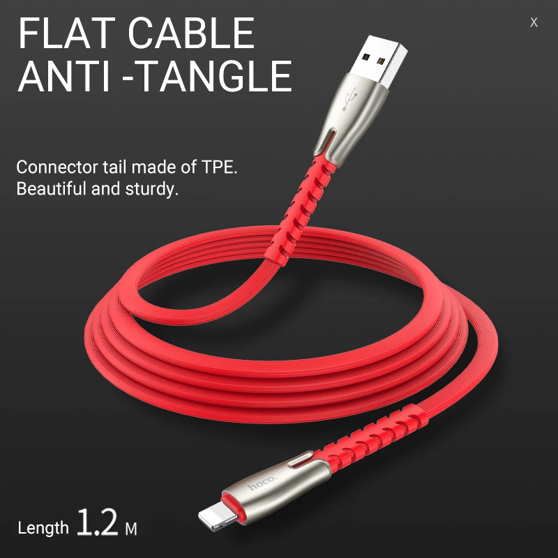 hoco usb кабель для лайтнинг зарядка и передача данных провод юсб iPhone 7 8 Plus зарядное