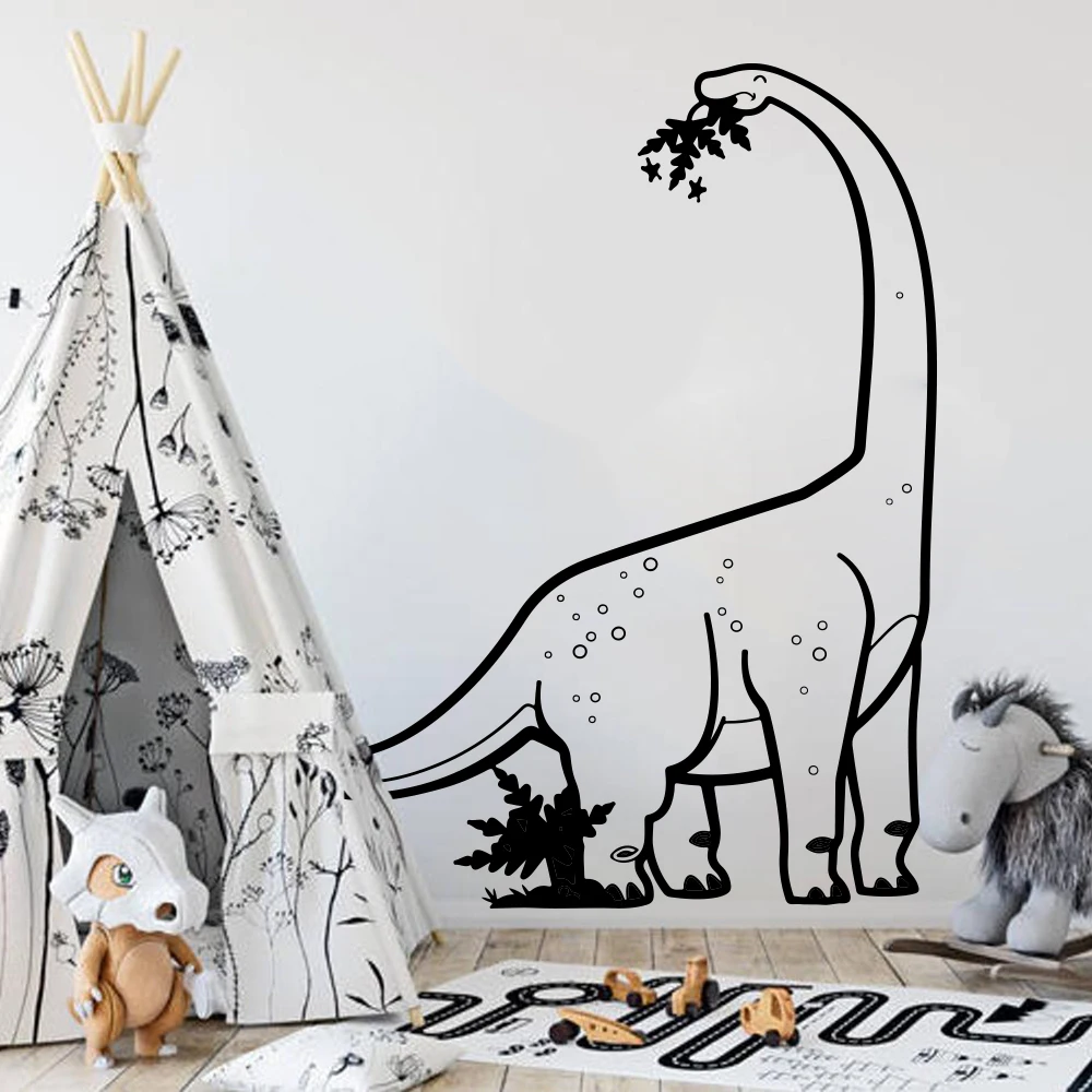 Grande Prodocus Dinosaur Wall Decal Boy Room Nursery T-Rex Dinosaur Animal Wall Sticker Kids Room Vinyl