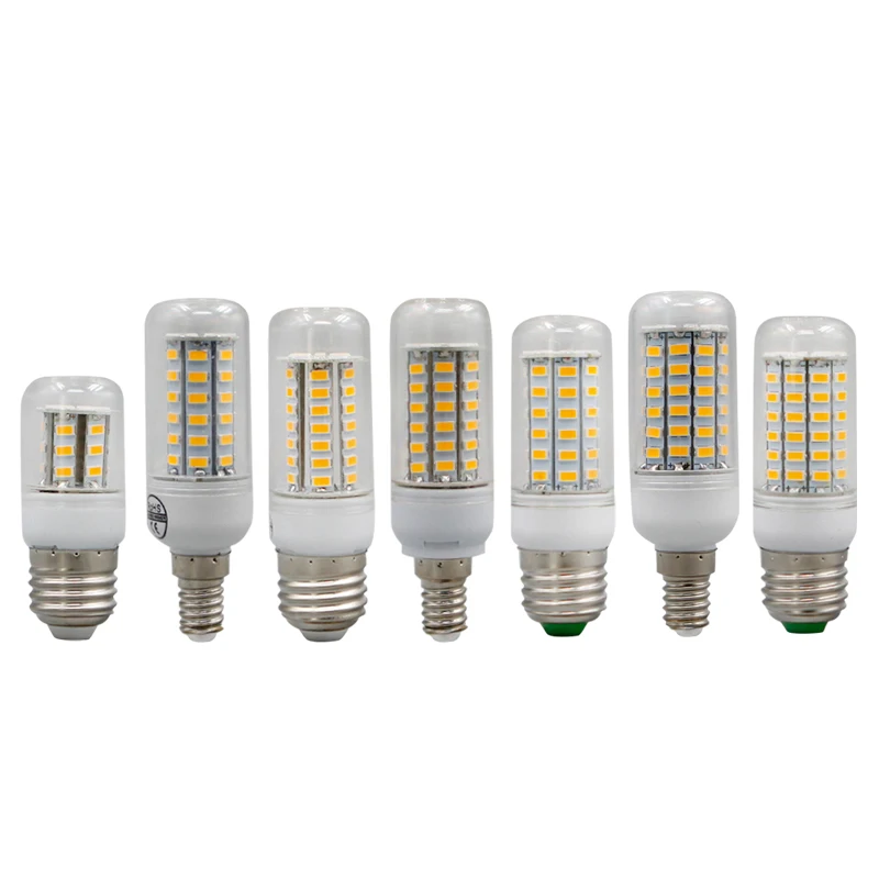 E27 светодио дный лампы E14 лампа SMD5730 220 В 230 свет 24 36 48 56 69 72 s мозоли люстры для