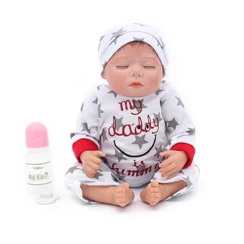 

Silicone reborn baby dolls 20"50cm real baby boy alive doll bebe boneca reborn menino child gift toy dolls