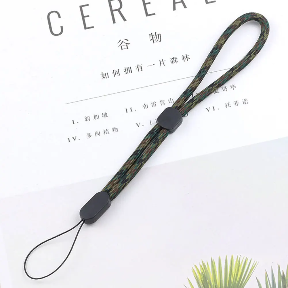 

Hang Rope Short Phone Lanyard Handheld Devices Adjustable Anti Lost Accessories DIY Wrist Straps Key Holder ID Badge Jacquard