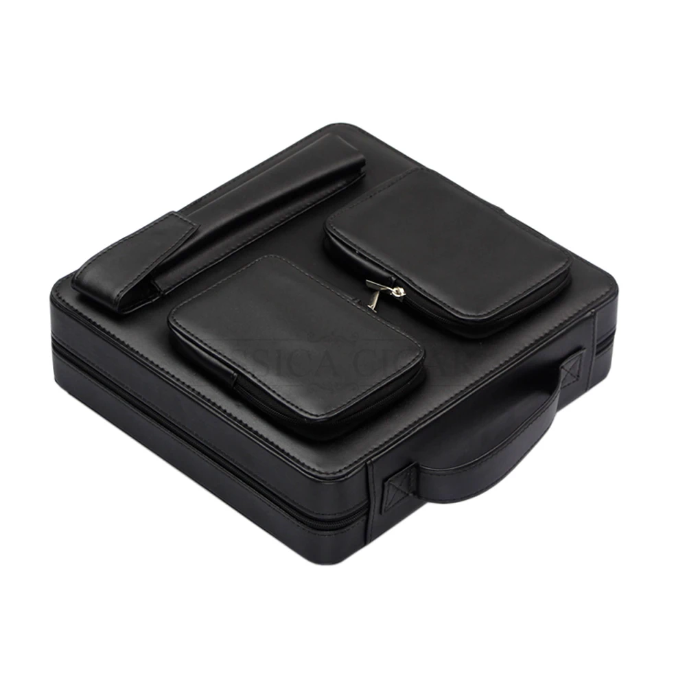 Блестящая сумка для сигар из натуральной кожи, высококачественный портфель, чехол для сигар, для путешествий, для хранения сигар, с увлажнит... Блестящая сумка для сигар из натуральной кожи, высококачественный портфель, чехол для сигар, для путешествий, для хранения сигар, с увлажнит...